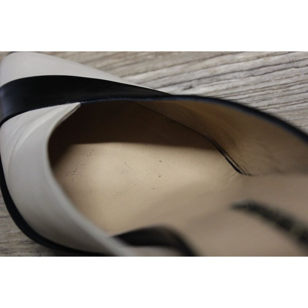Immagini women's monochrome colorblock Italian leather slip on mules 38.5 - Picture 16 of 16